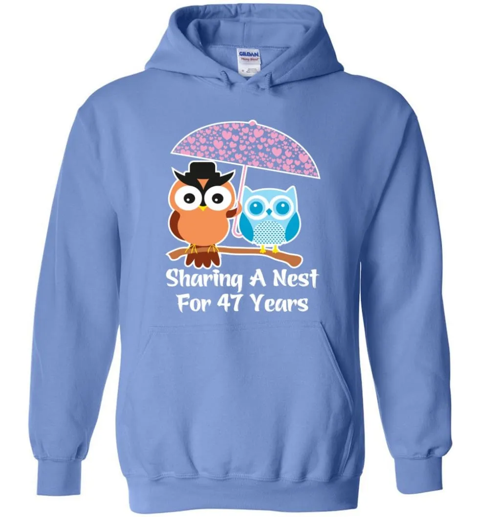 47 Years Wedding Anniversary Gifts Valentine's Day Hoodie