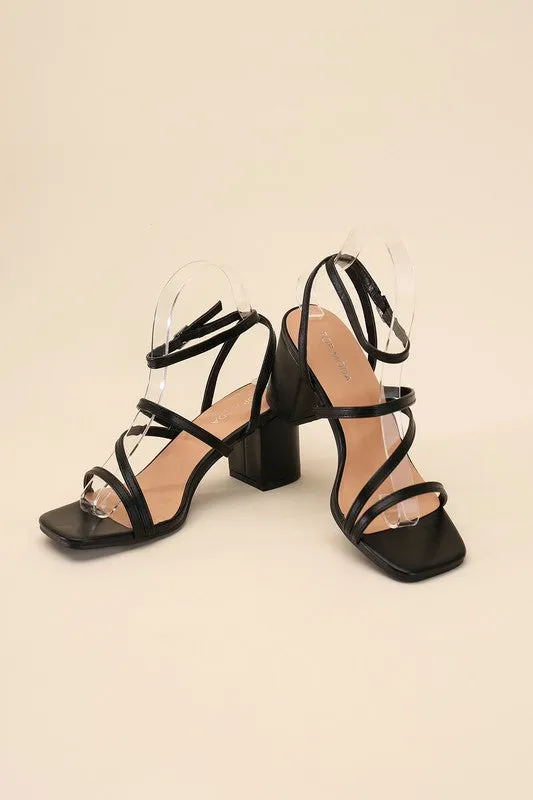 ALI-6 Strappy Low Heel