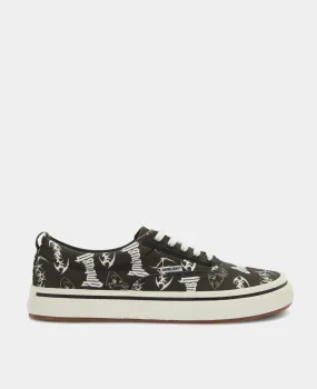 AMBUSH Vulcanized Lace Up Canvas - Black