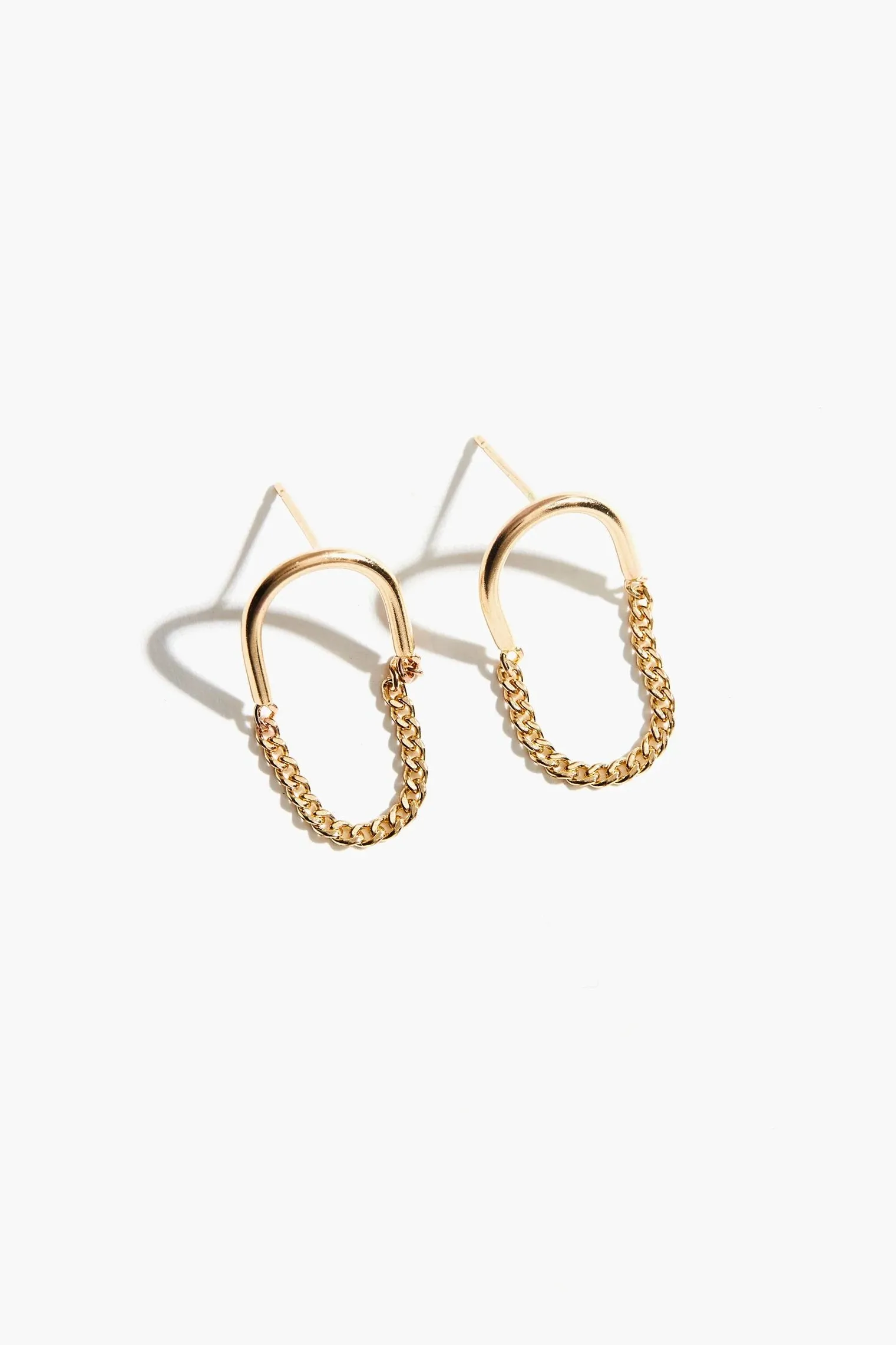 Arc Chain Earrings