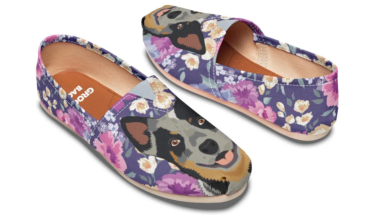 Australian Cattle Dog Portrait Casual Shoes