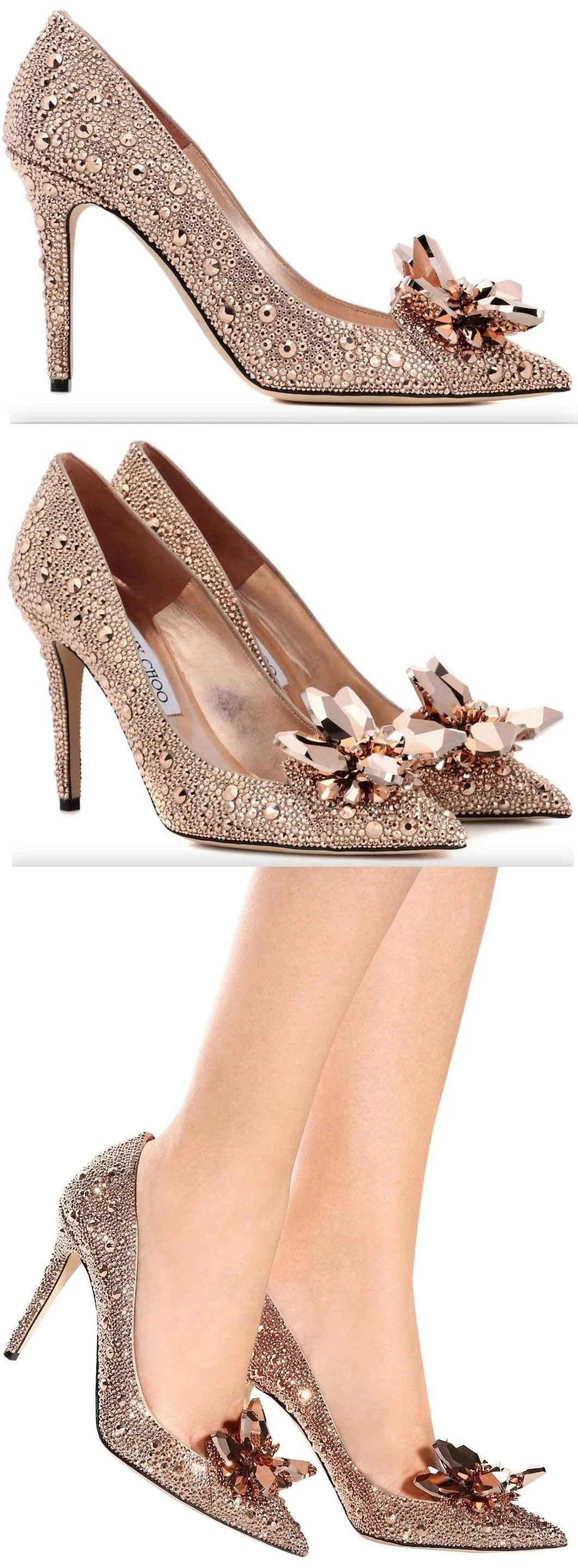 'Avril' 100 Embellished Pumps