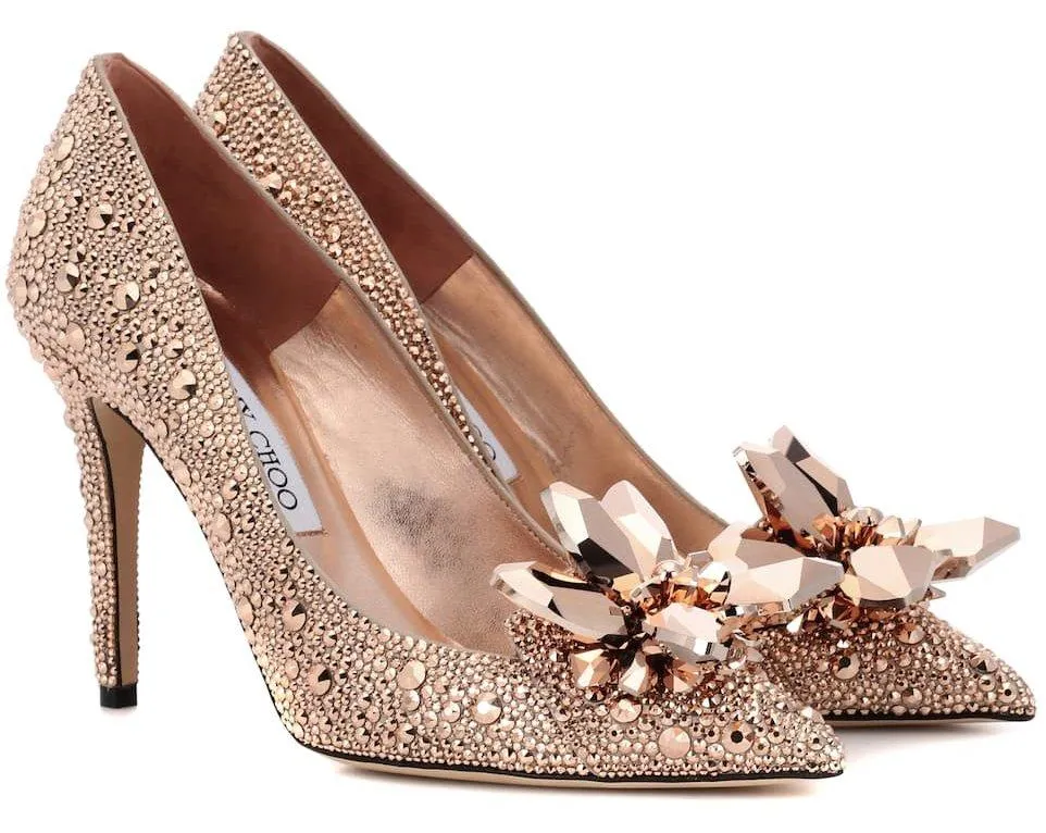 'Avril' 100 Embellished Pumps