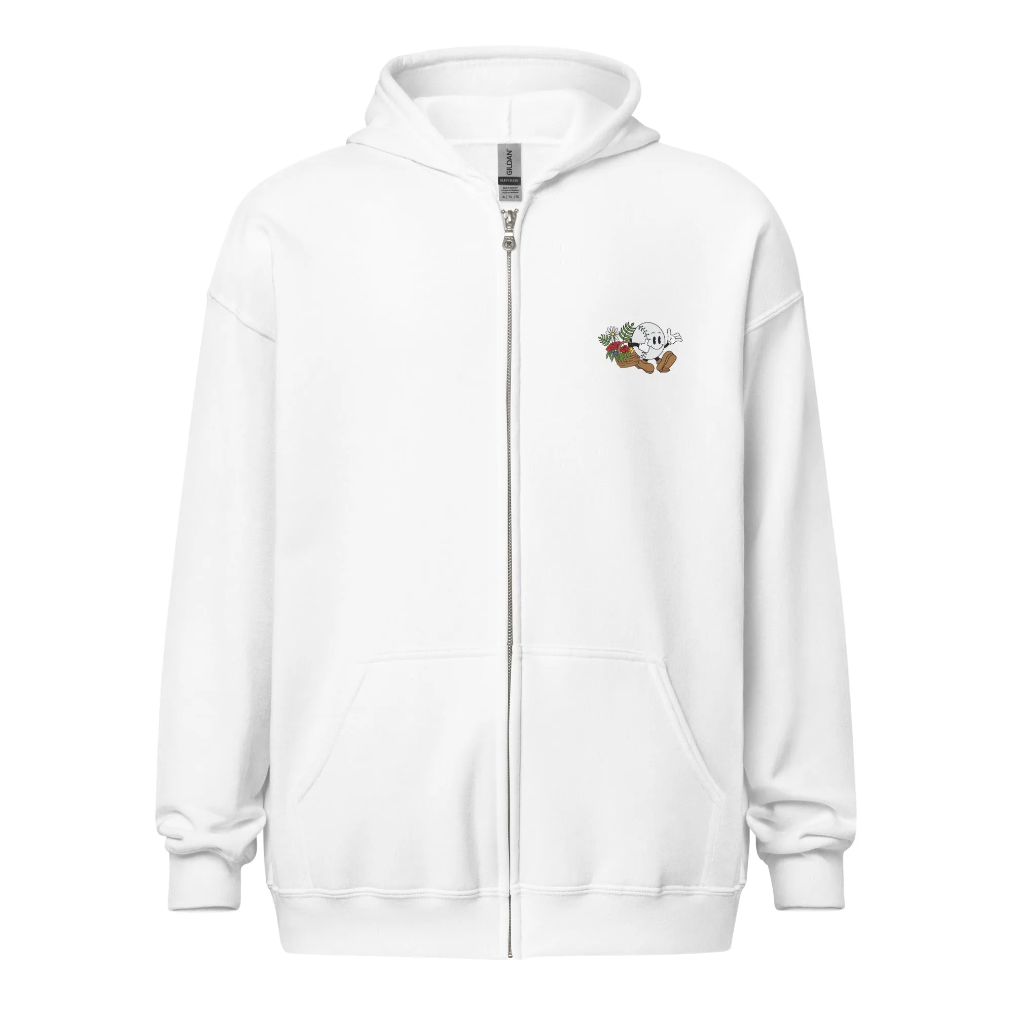 BASEBALL GIRL | ZIP-UP HOODIE