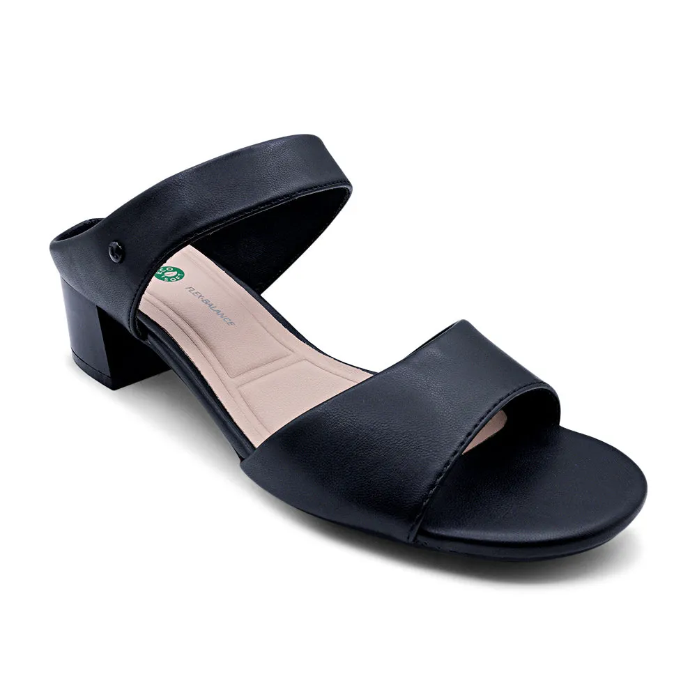 Bata ECO- FLEX S3 Low-Block Slip-On Heel Sandal