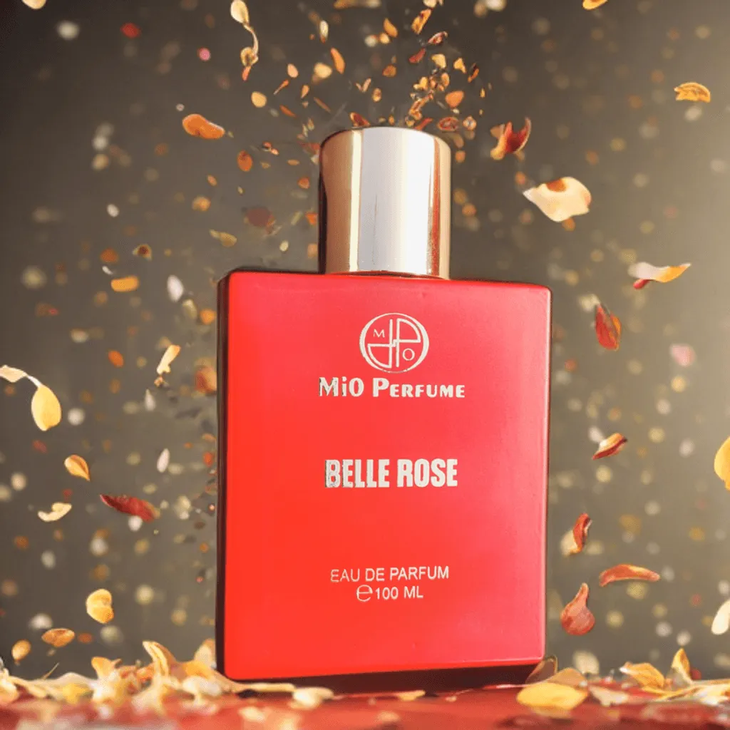 Belle Rose Unisex Eau de Parfum for Men & Women Fruity, Floral, Fresh, Longlasting - 100 ml MIO PERFUME