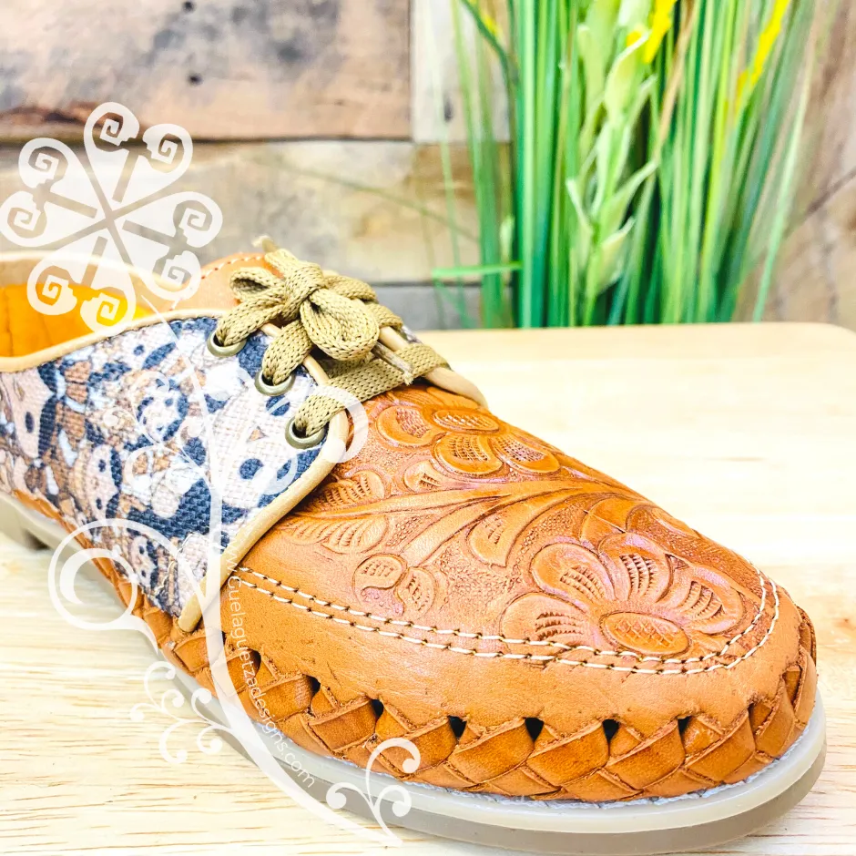 Brown Otomi Dolls - Loafers Artisan Leather Women Shoes