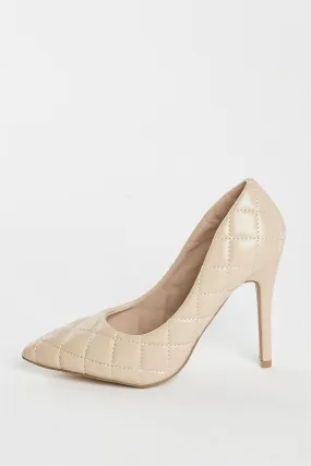 Camel Stiletto Wide Fit Heel