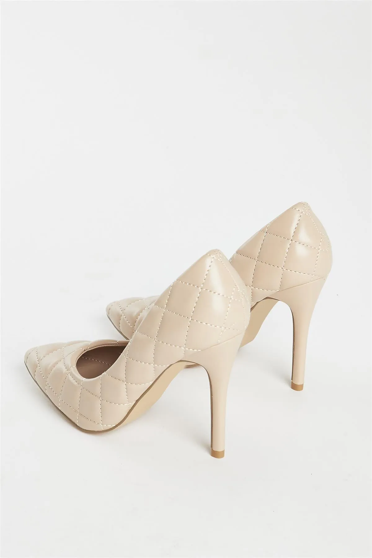 Camel Stiletto Wide Fit Heel