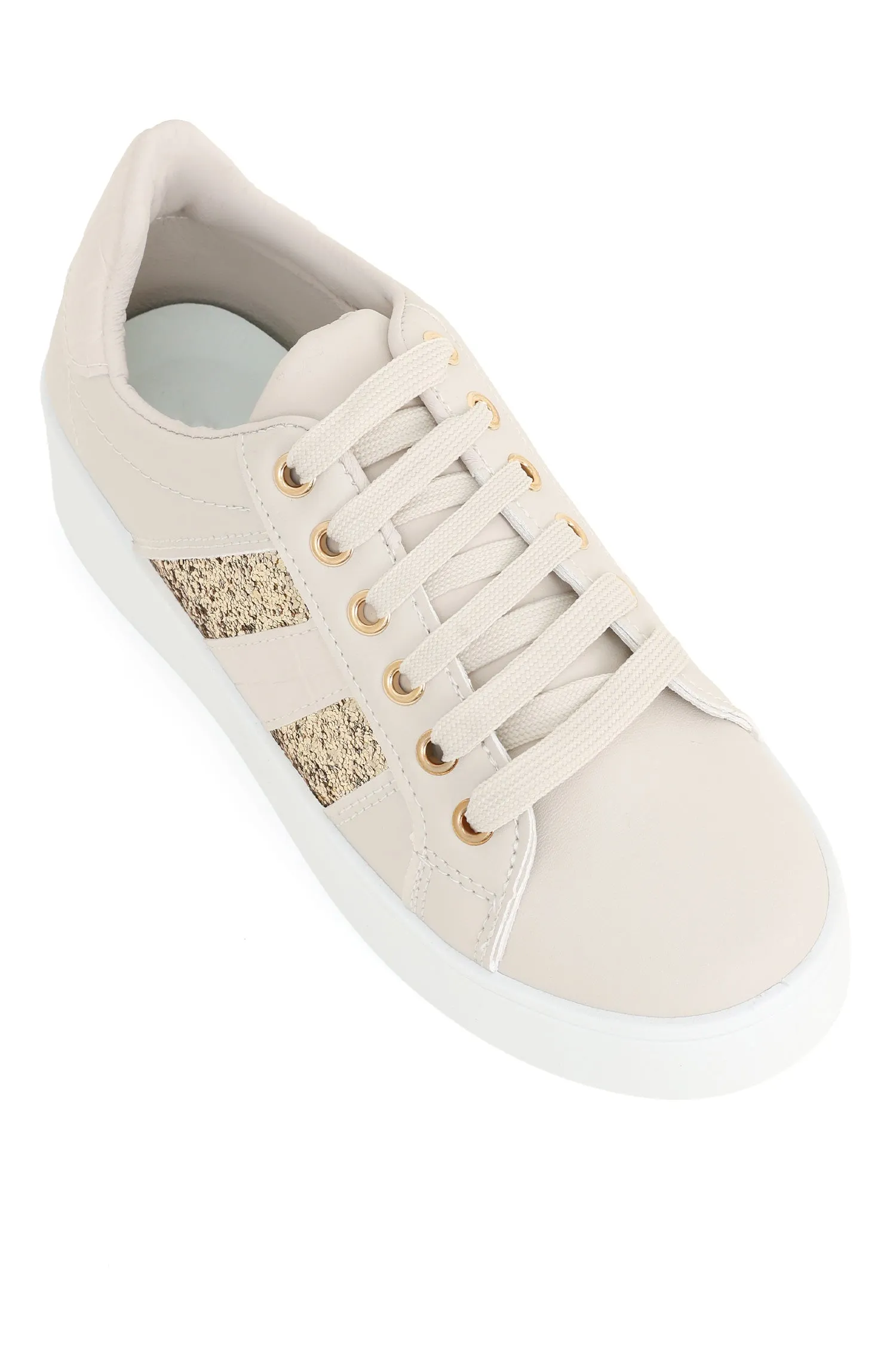 CHIC WOMEN SNEAKERS-BEIGE