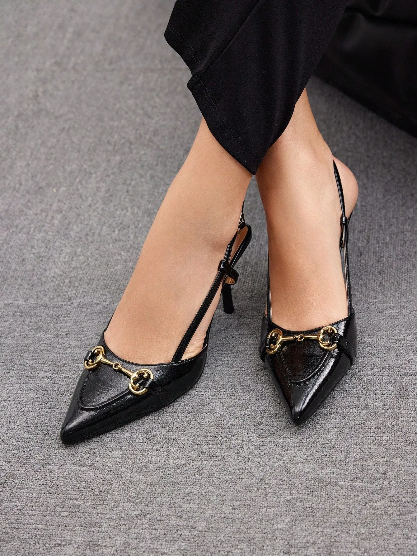 CUCCOO BIZCHIC Sexy And Fashionable Women Thin High-Heeled Open-Toe Shoes