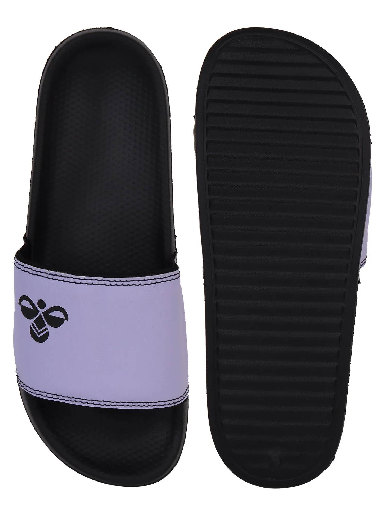 hummel CLASSIC BEE WOMEN SLIDERS Comfortable Cushioned Sole Arch Support Durable Lightweight Flexible Trendy Style Flip flops and Slippers Slides for Women Daily use Chappal