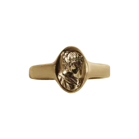 Hypatia Solid Gold Signet Ring