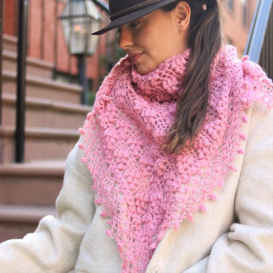 IVY Wool Crochet Scarf