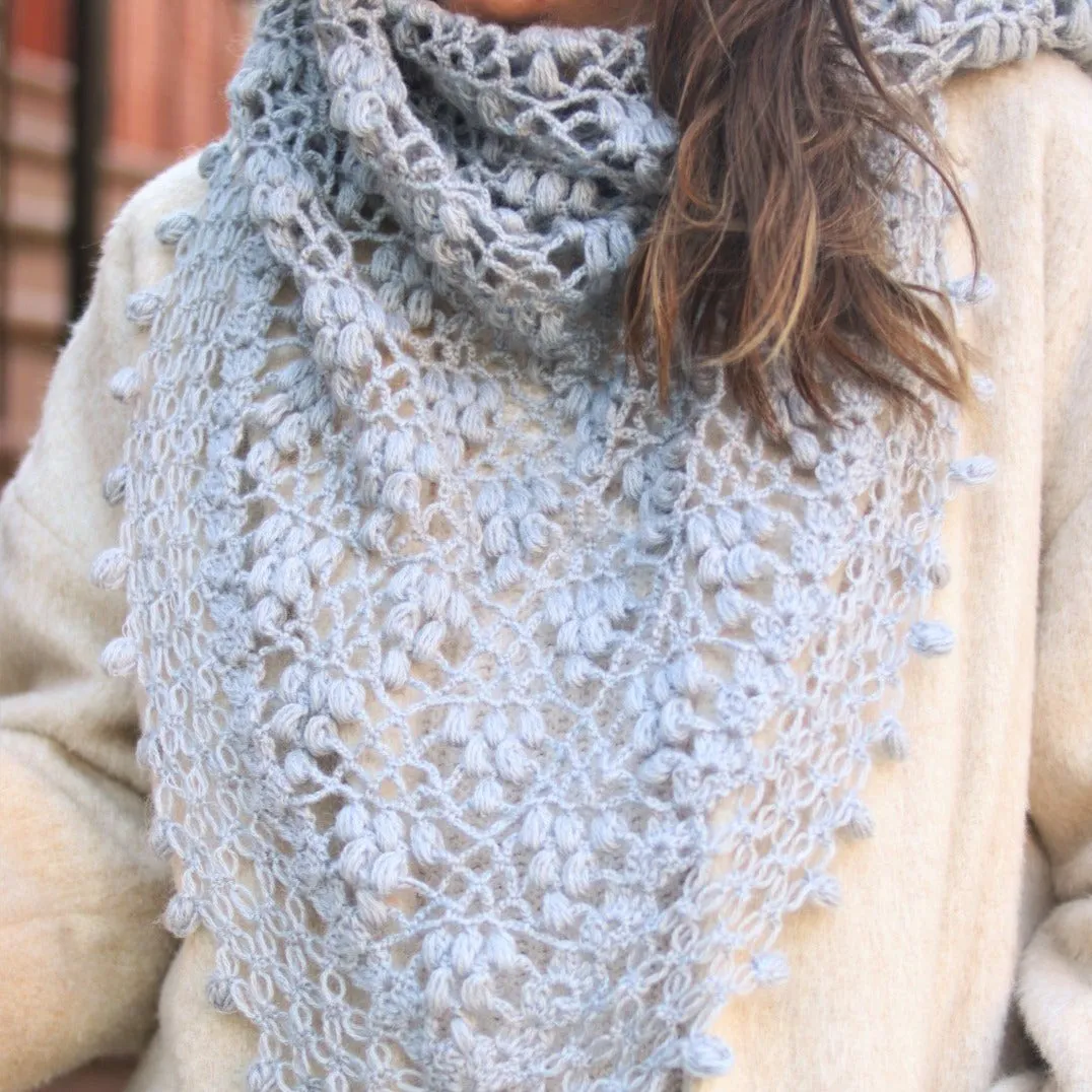 IVY Wool Crochet Scarf