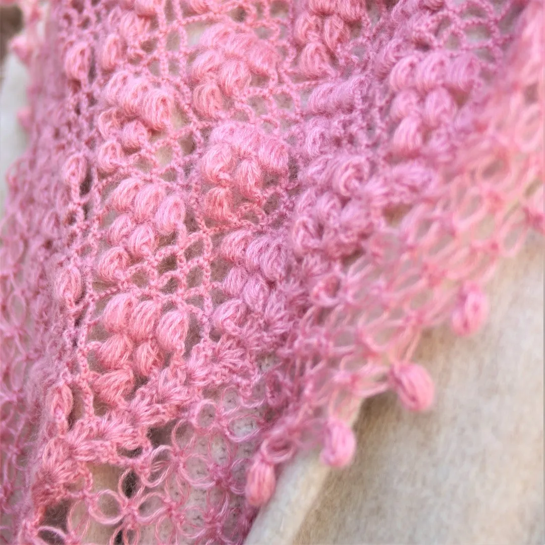 IVY Wool Crochet Scarf