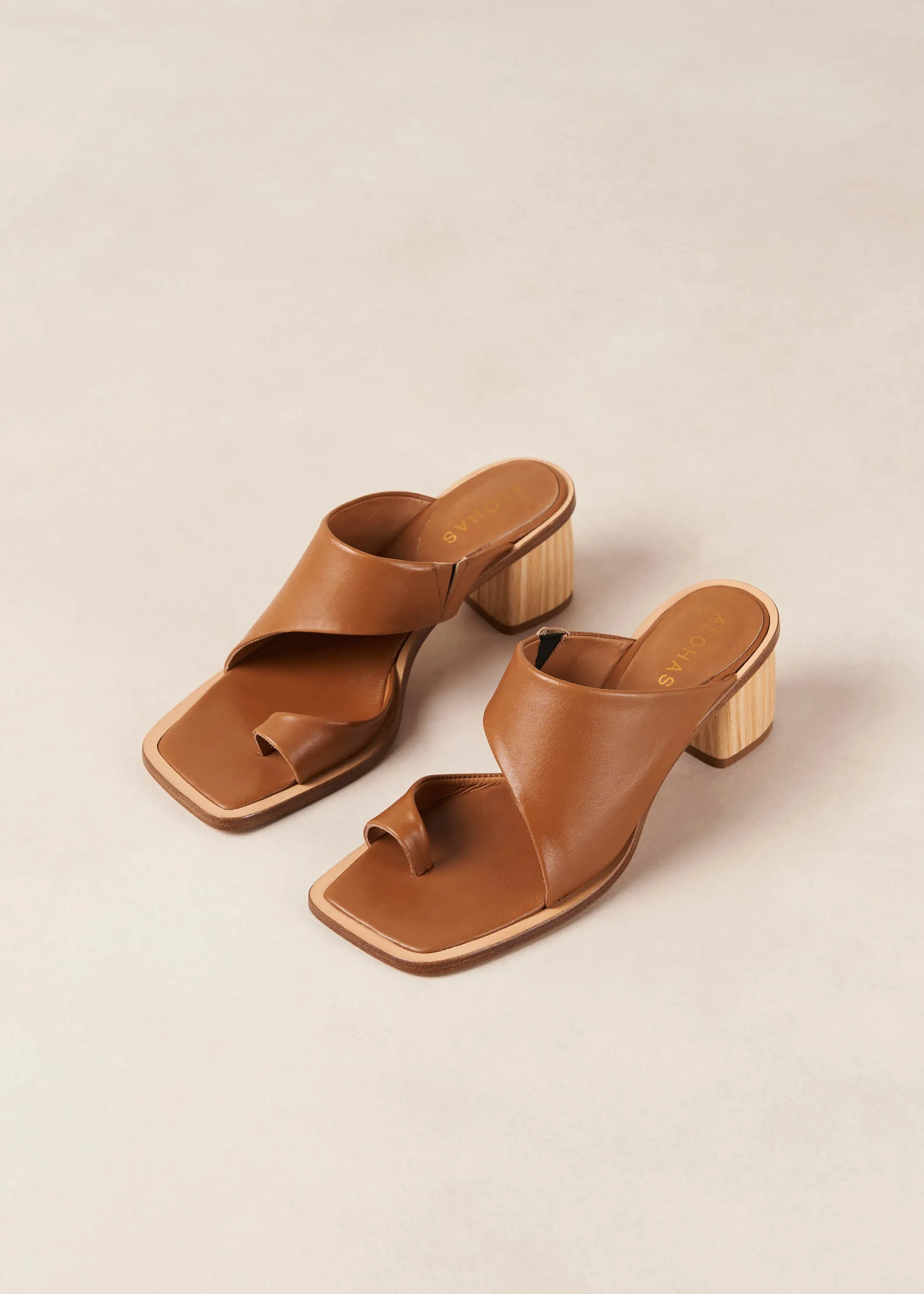 Josie Tan Leather Sandals