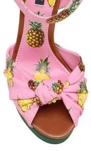 'Kiera' Pineapple Cady Sandals