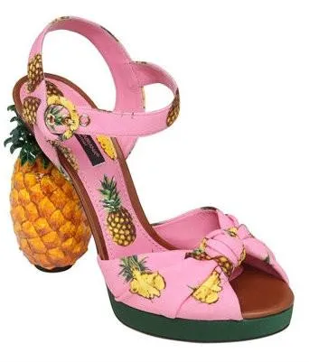 'Kiera' Pineapple Cady Sandals