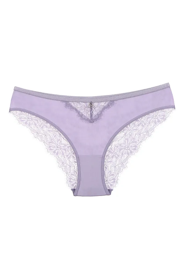 LAREINA Plus Sexy Lace Chic Brief Panties