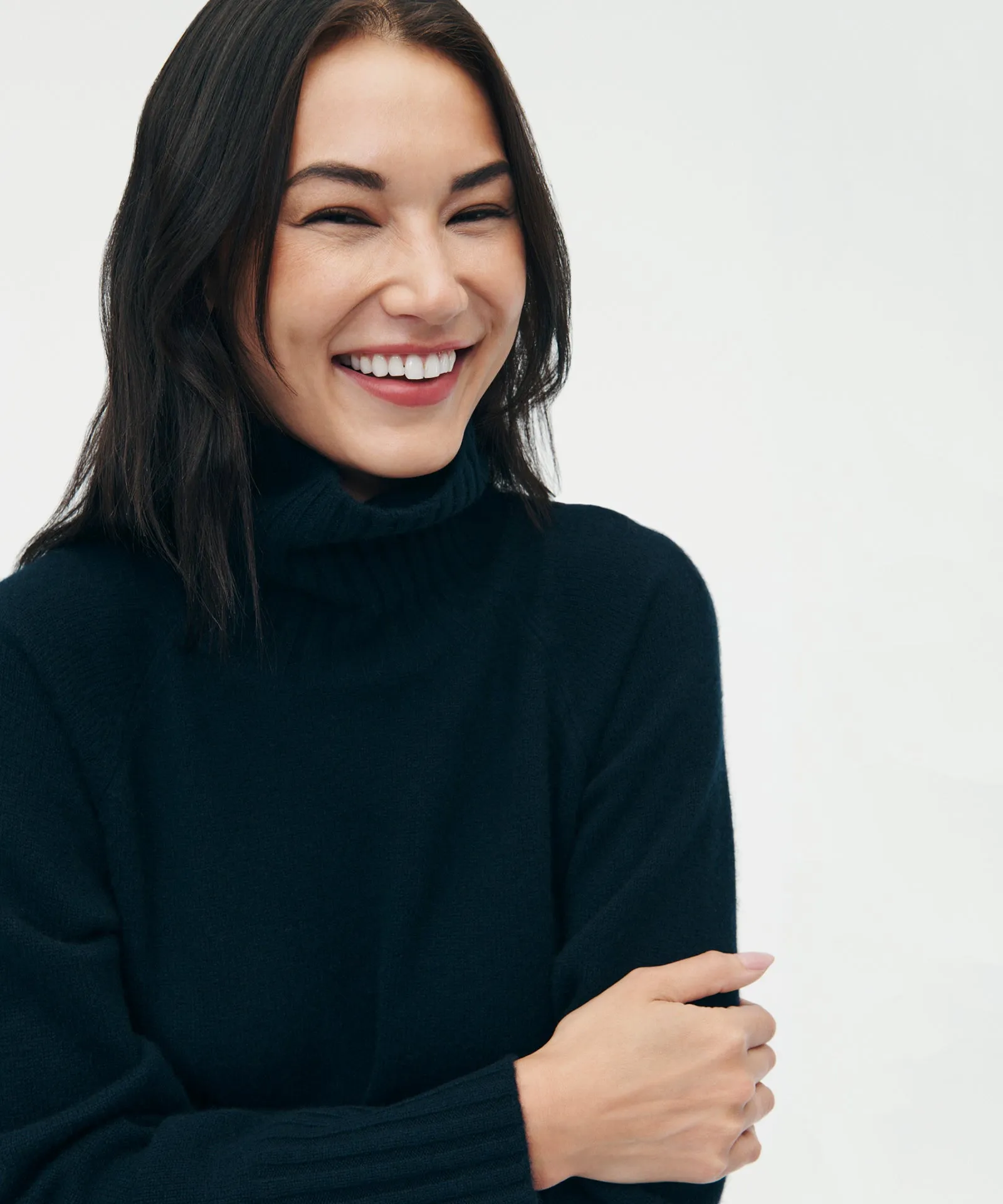 Luxe Cashmere Turtleneck Dress