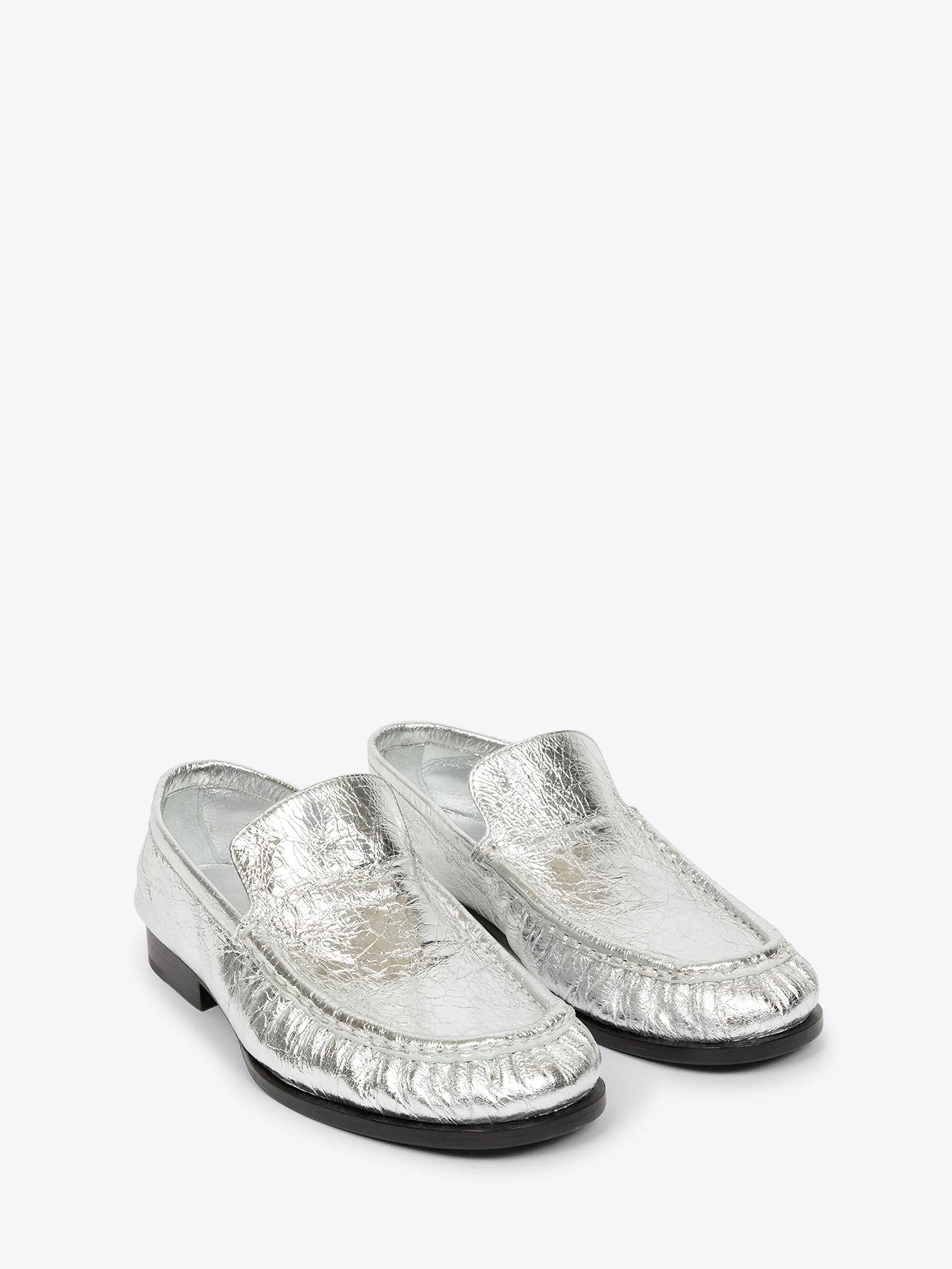 Metallic loafers