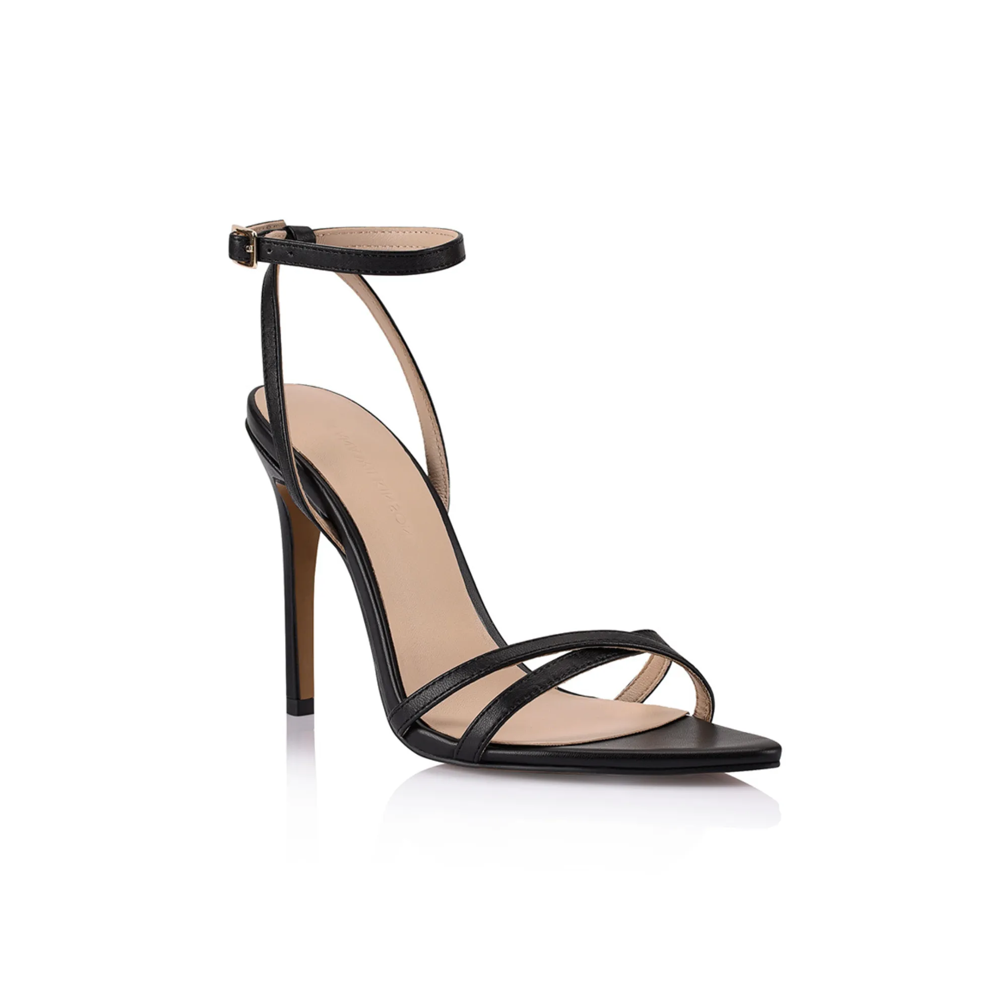 Paige Sandal Black Leather