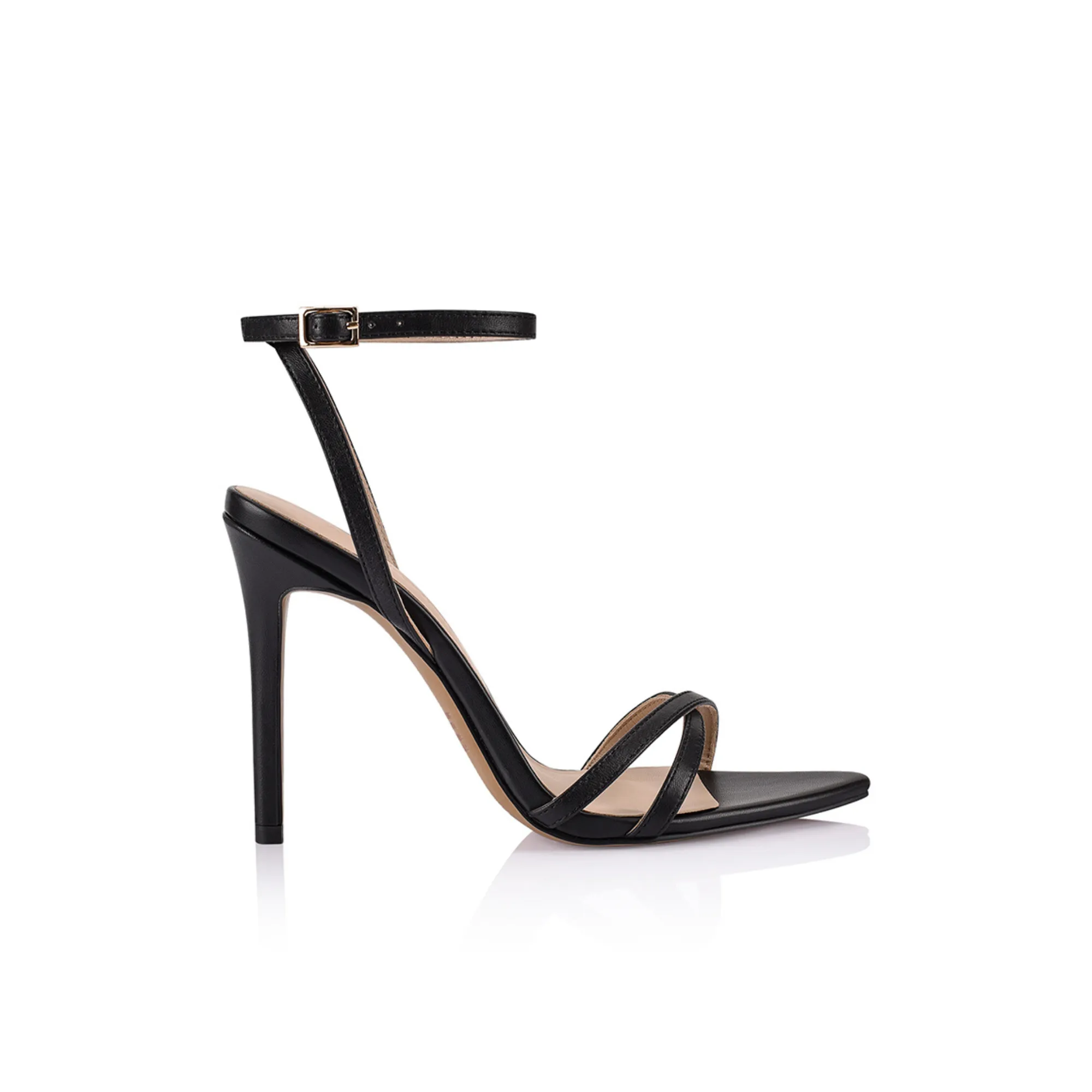 Paige Sandal Black Leather