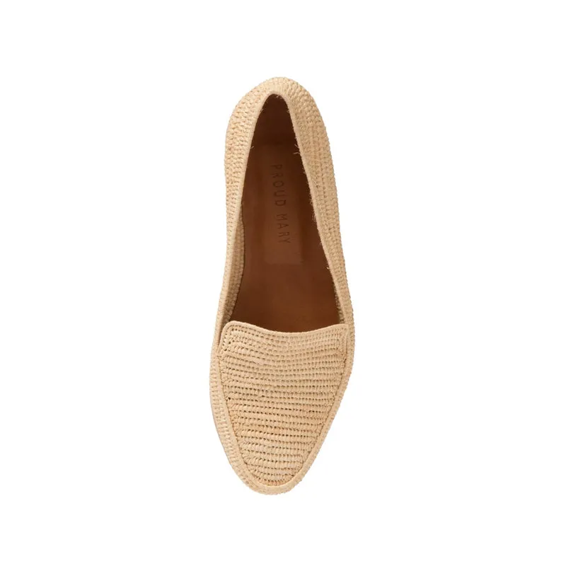 Raffia Loafers (Natural)