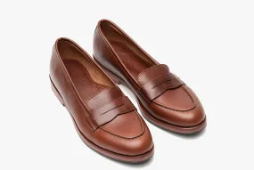 The Bonnie Penny Loafers - Chestnut Brown