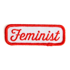 These Are Things - Feminist Embroidered Iron-On Patch