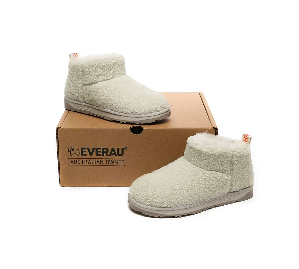 UGG Sheepskin Wool Plush Ankle Boots Ultra Teddycozy