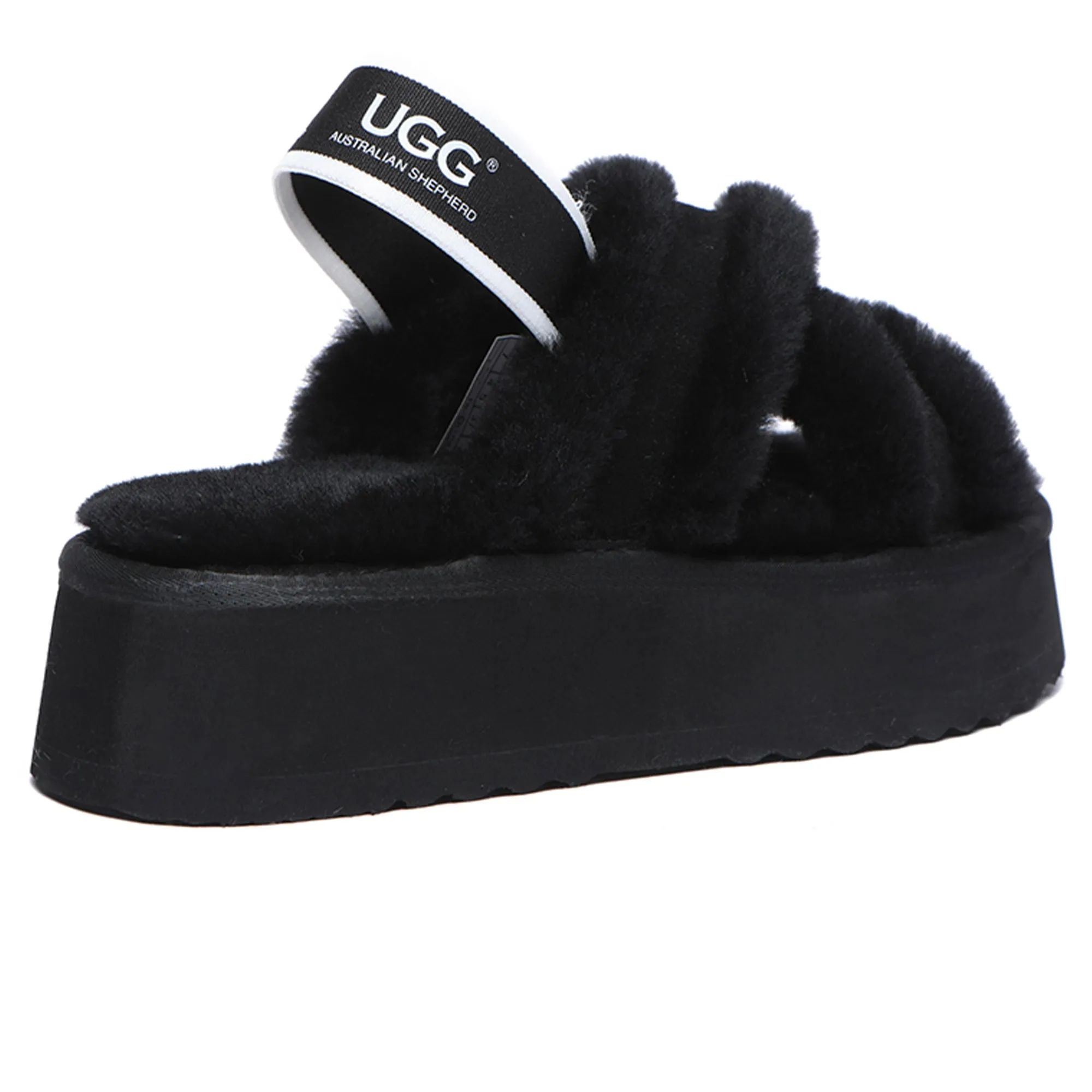 UGG Women Platform Cross Slides