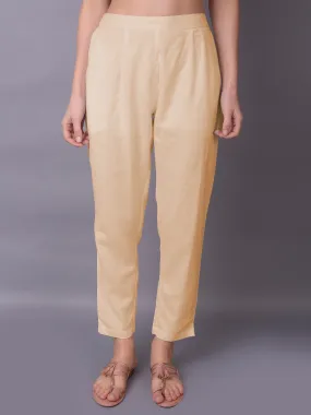 Women Beige Trouser