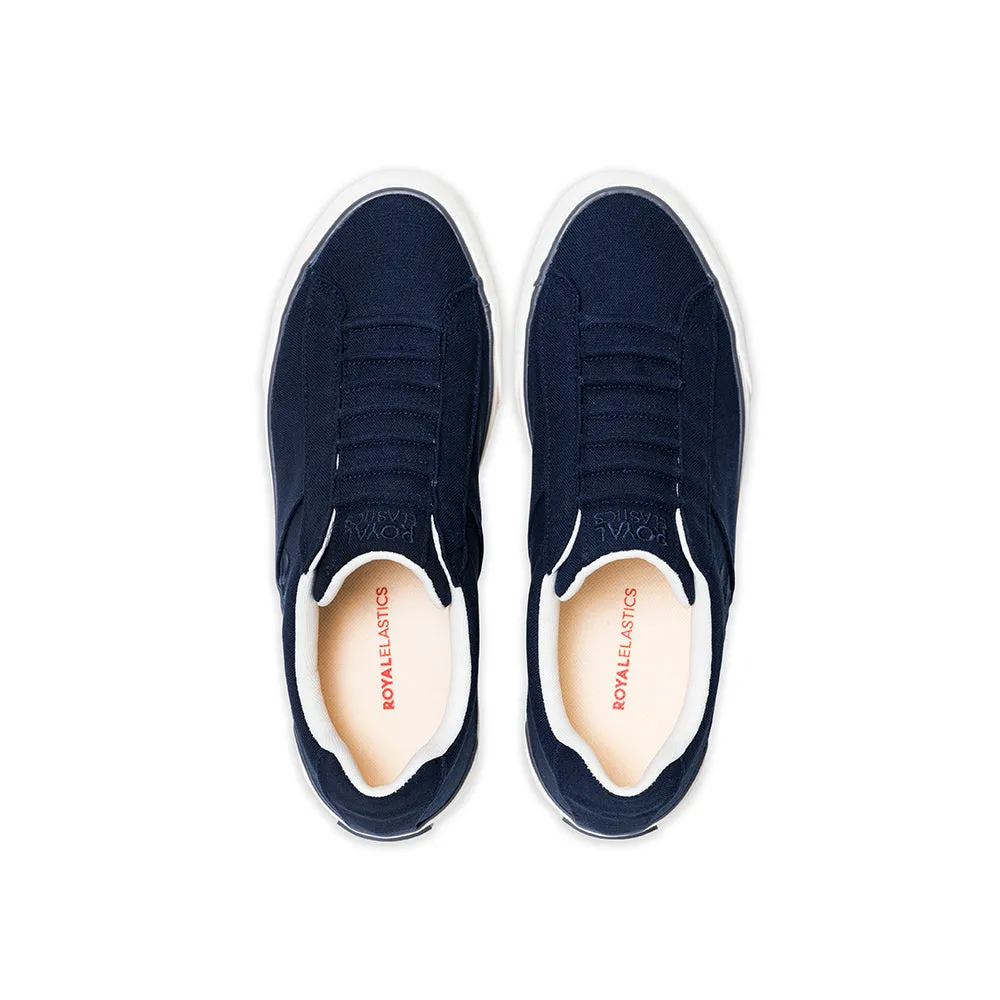 Women's Icon V Navy Blue Canvas Sneakers 90432-555