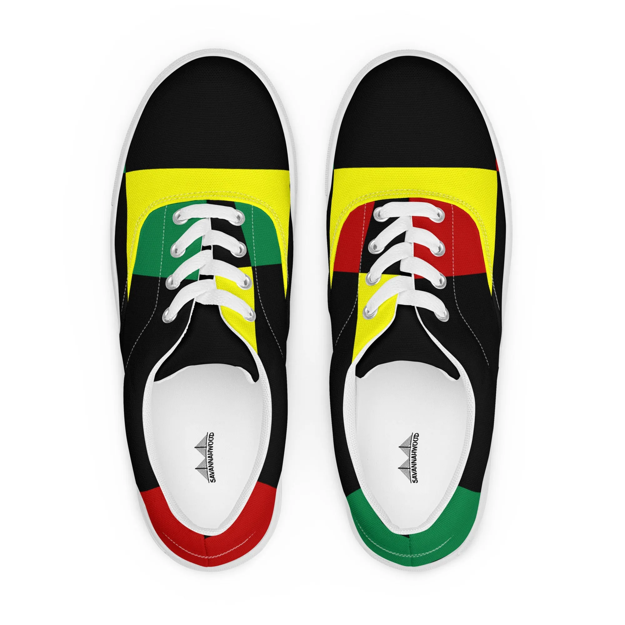 Women’s lace-up canvas shoes Black History