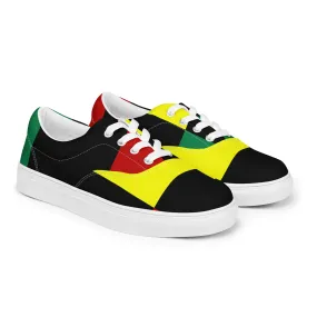 Women’s lace-up canvas shoes Black History